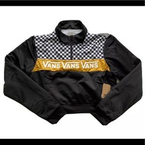 Vans Elevated Crop Checkerboard Track Jacket
